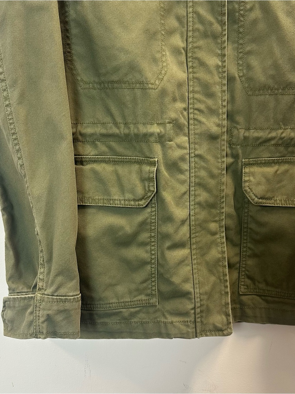 Madewell Olive Utility Field Jacket Large - Picture 5 of 13